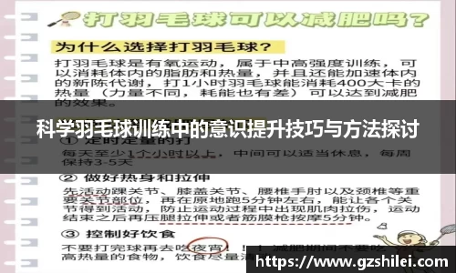 科学羽毛球训练中的意识提升技巧与方法探讨